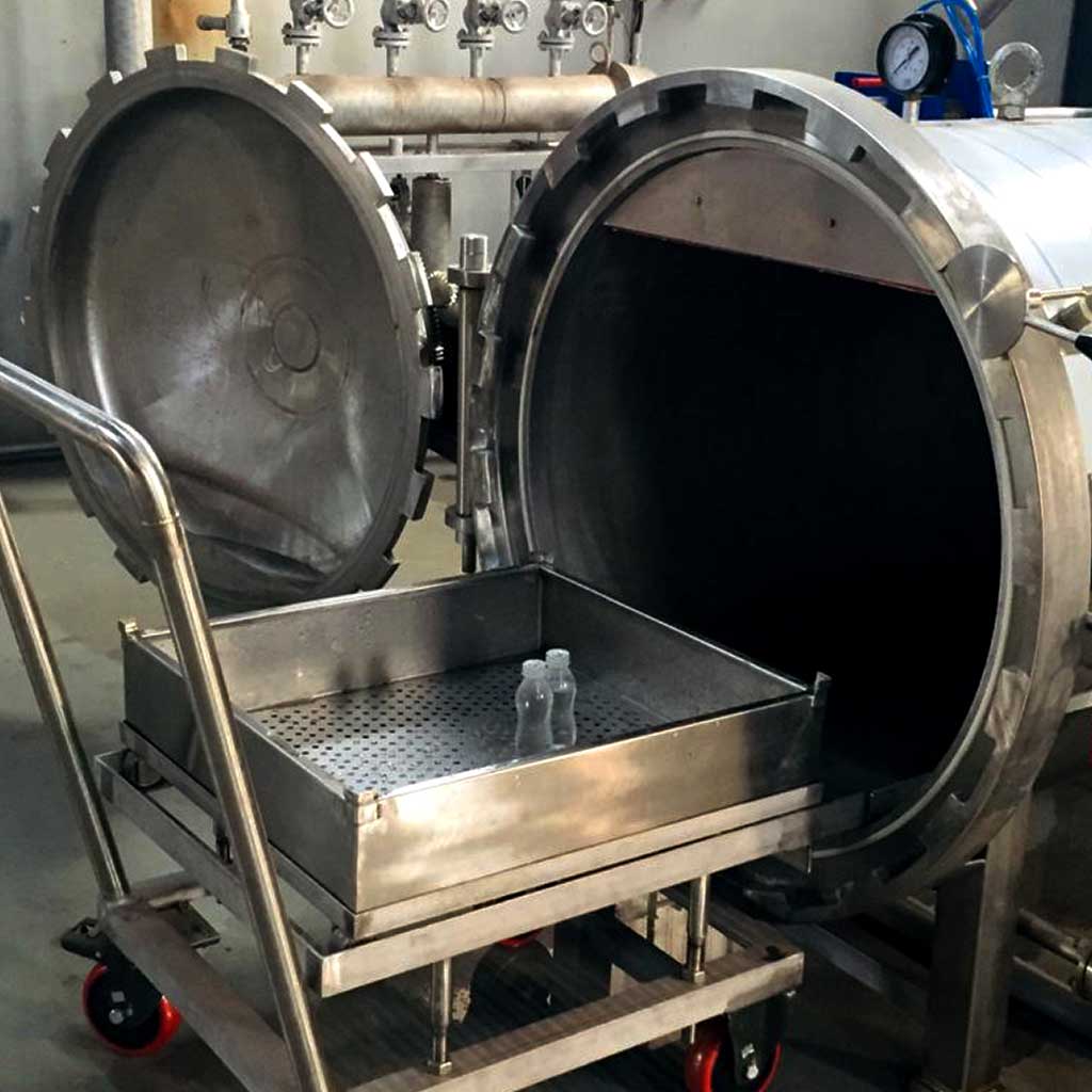 Water Shower Retort - Industrial food processing sterilization system