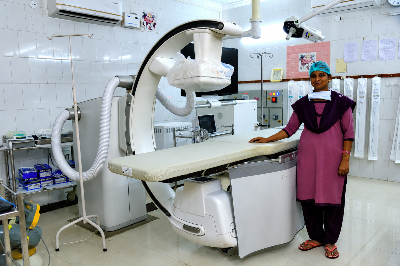 Modern Cath Lab Imaging Setup 2