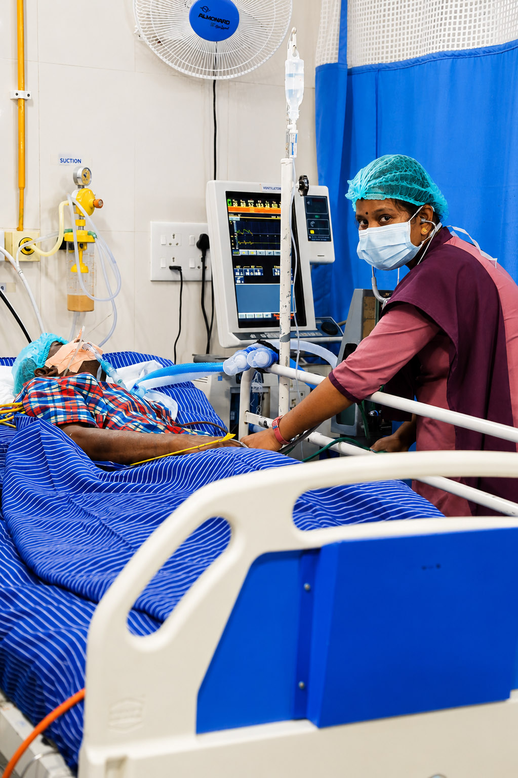 ICU Critical Care Nurse Station